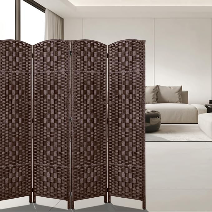 Rose Home Fashion Room Divider, 6 ft Tall Room Dividers and Folding Privacy - Image 2