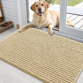 OLANLY Dog Door Mat for Muddy Paws 36x24, Ultra Absorbent Chenille Mud Doormat by OLANLY