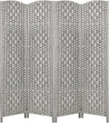 Rose Home Fashion 6 ft Tall Room Divider, Room Dividers and Folding Privacy by RoseHomeFashion