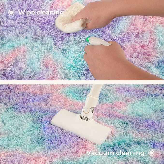 Litanika 3x5 Fluffy Shag Faux Fur Area Rug - Image 7