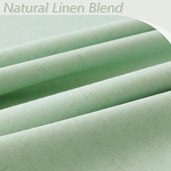 Guken 100% Blackout Curtains 72 Inch Length 2 Panels Set - Image 3