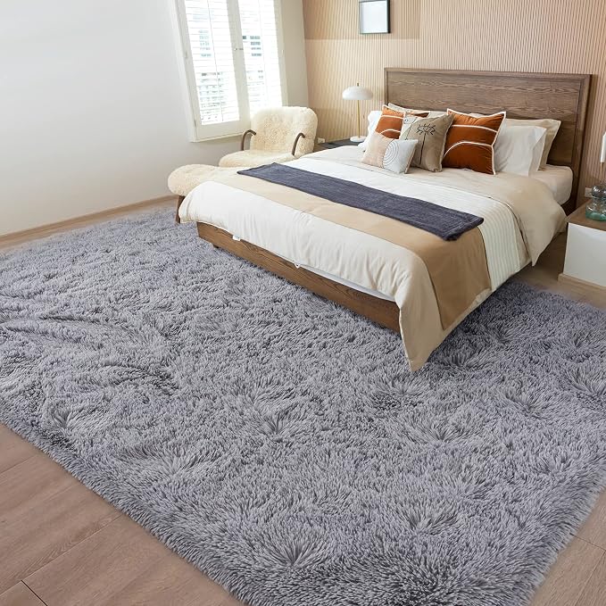Merelax Soft Modern Indoor Large Shaggy Rug - Image 2