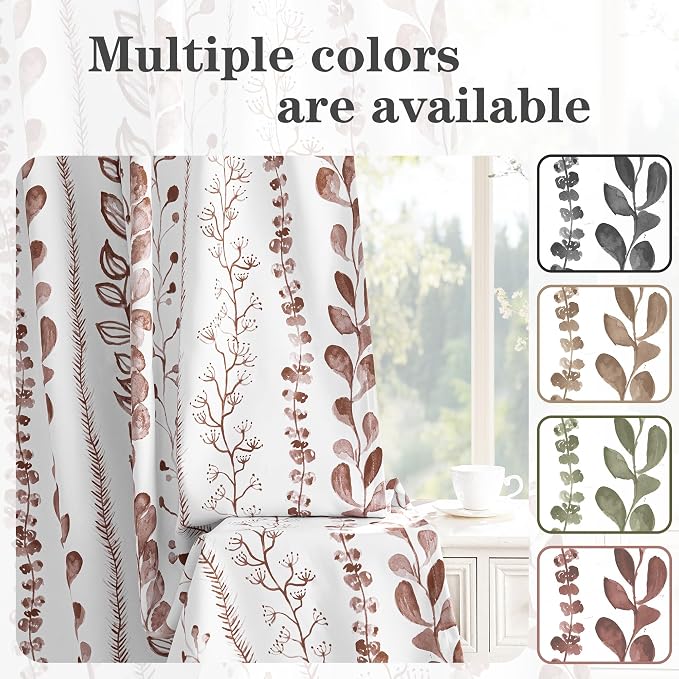 MEETSKY 95% Blackout Curtains for Bedroom, Thermal Insulated Privacy Protection - Image 3