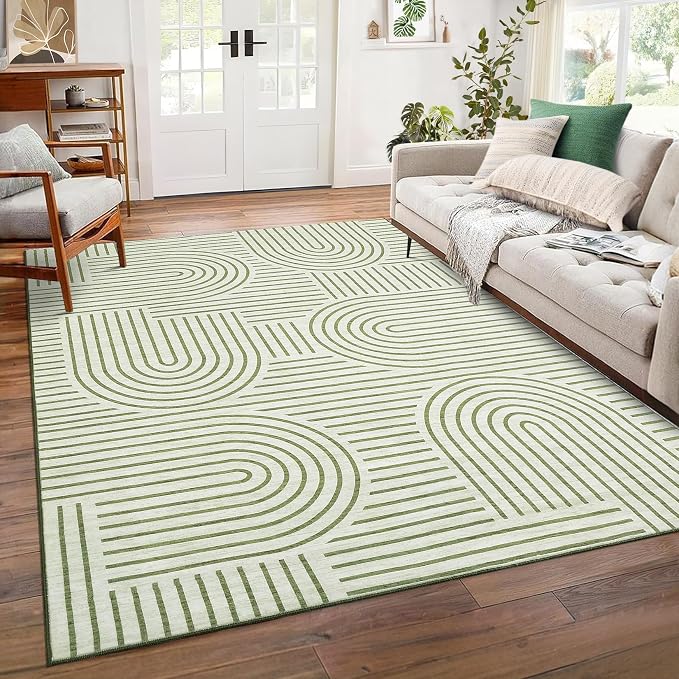 ROYHOME Washable Rug 8x10 Area Rugs by ROYHOME