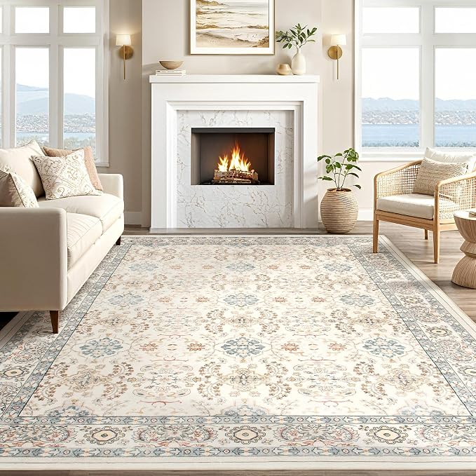 Vintage Living Room Area Rug 9x12 - Image 5