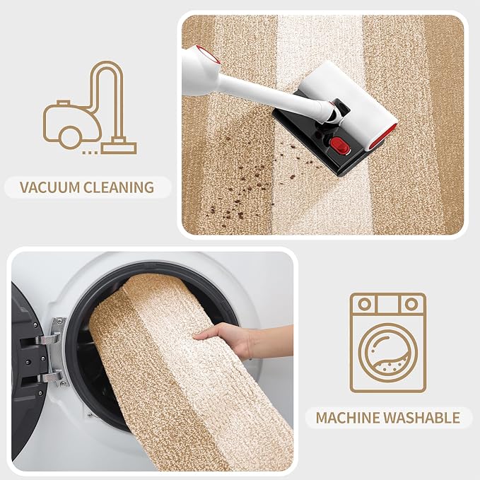 Kitinjoy Indoor Outdoor Door Mat, 59x20 Non-Slip Absorbent Dirt Trapper - Image 5