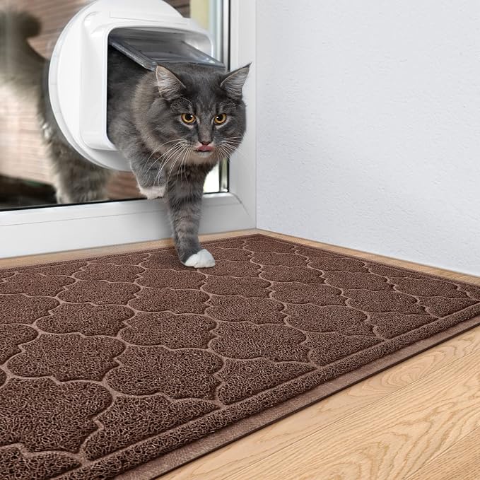 LuxStep Door Mat Large 24"x36"Indoor Outdoor Doormat, Non-Slip Low-Profile - Image 2