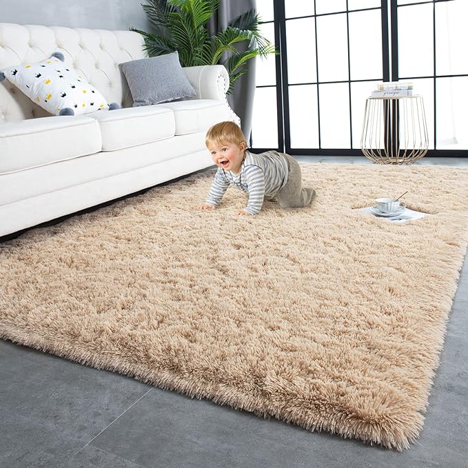 TWINNIS Super Soft Shaggy Rugs Fluffy Carpets, 10x14 Feet, Indoor Modern Plush by TWINNIS