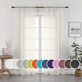 OWENIE Sheer Curtains 90 Inches Long, Elegant Sheer Curtains by OWENIE