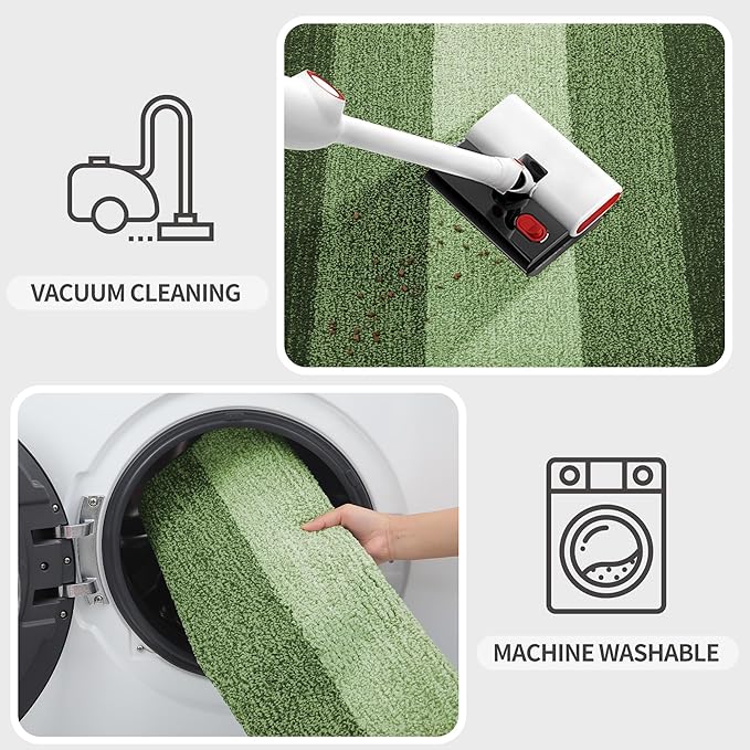 Kitinjoy Indoor Outdoor Door Mat, 59x20 Non-Slip Absorbent Dirt Trapper - Image 5
