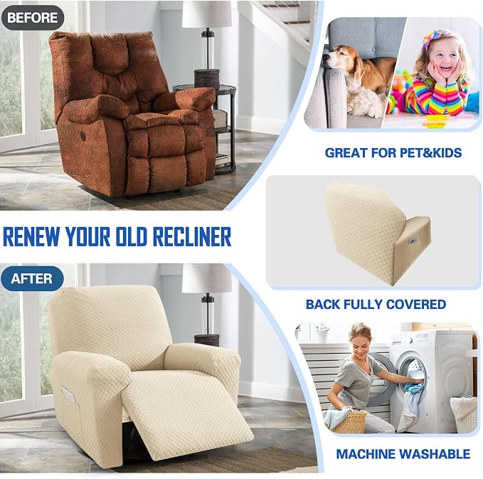 MAXIJIN Recliner Cover Slipcovers - Image 5