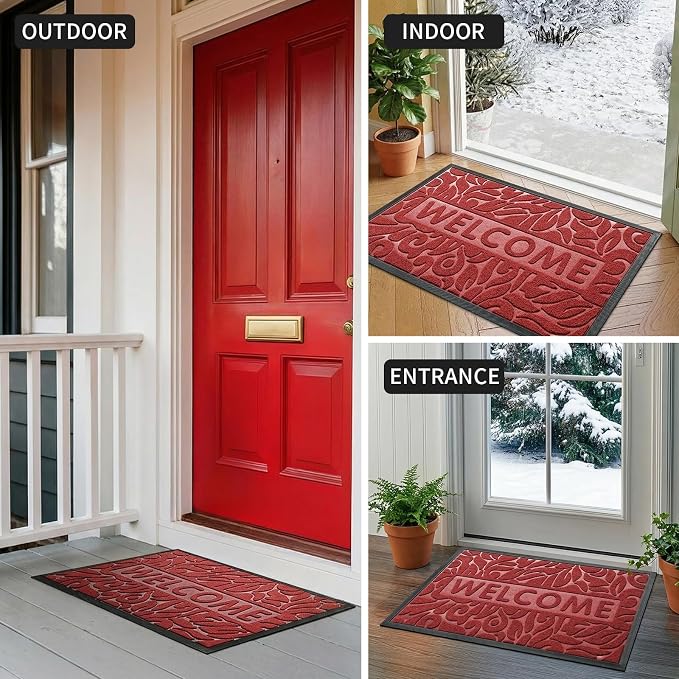 Yimobra Large Welcome Mat 60x36, Waterproof Non-Slip Outdoor Mats - Image 7