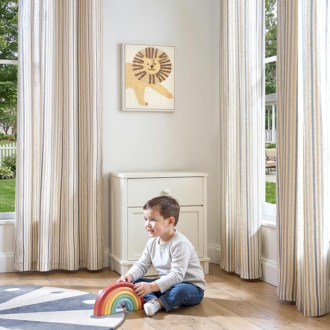 jinchan Colorful Linen Curtains - Image 3