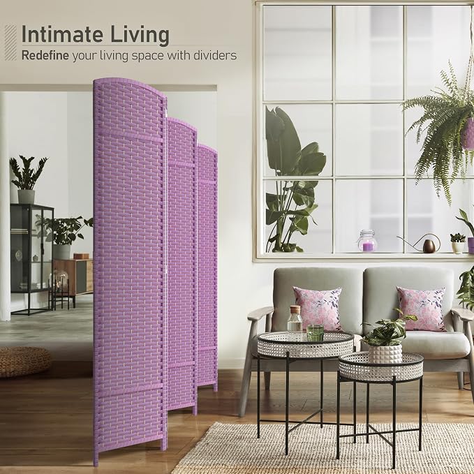 Sorbus 6 Panel Room Divider 6 ft. Tall - Image 4