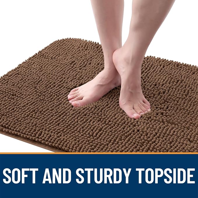 OLANLY Dog Door Mat for Muddy Paws 59x35, Absorbs Moisture and Dirt, Absorbent - Image 4