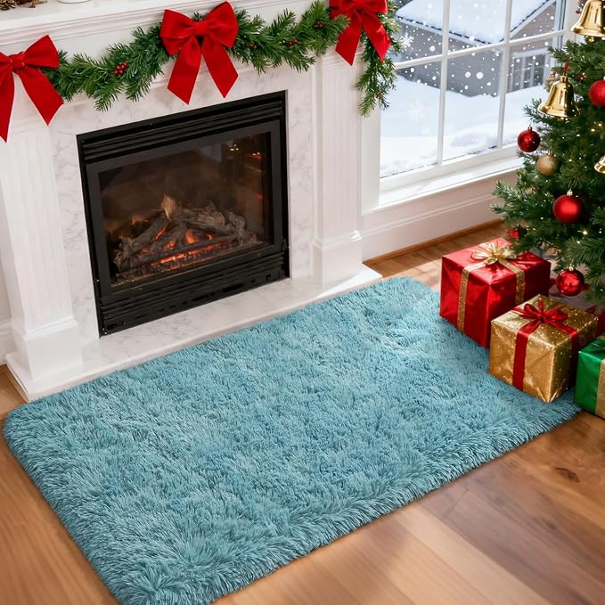 Merelax Modern Soft Fluffy Small Shaggy Rug - Image 7