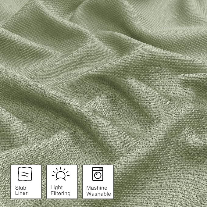 OWENIE Bob 1 PCS Light Green Valances - Image 3
