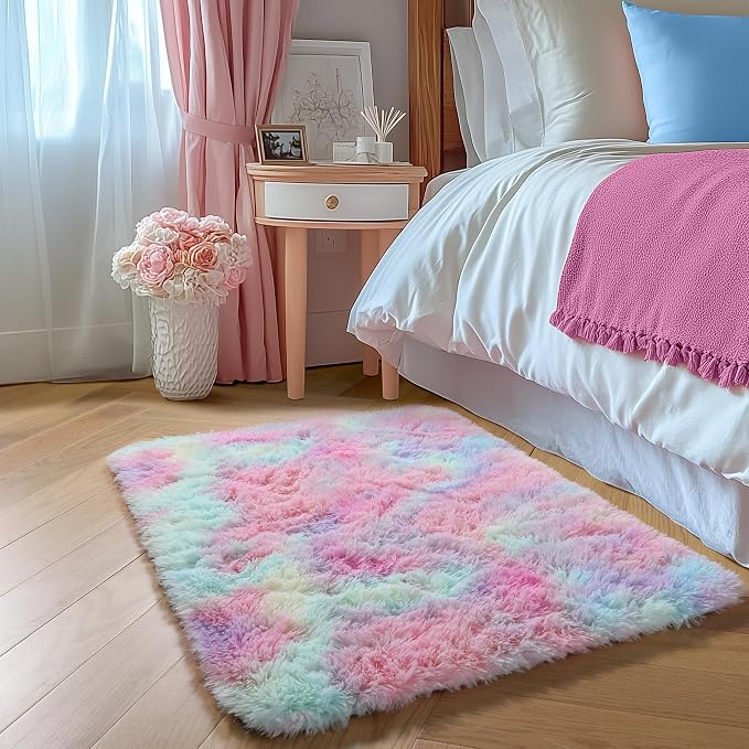 Amdrebio Rainbow 2x3 Small Area Rugs - Image 4