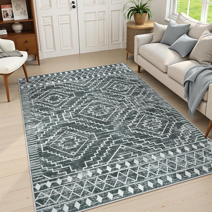 Wonnitar Moroccan 8x10 Area Rugs by Wonnitar
