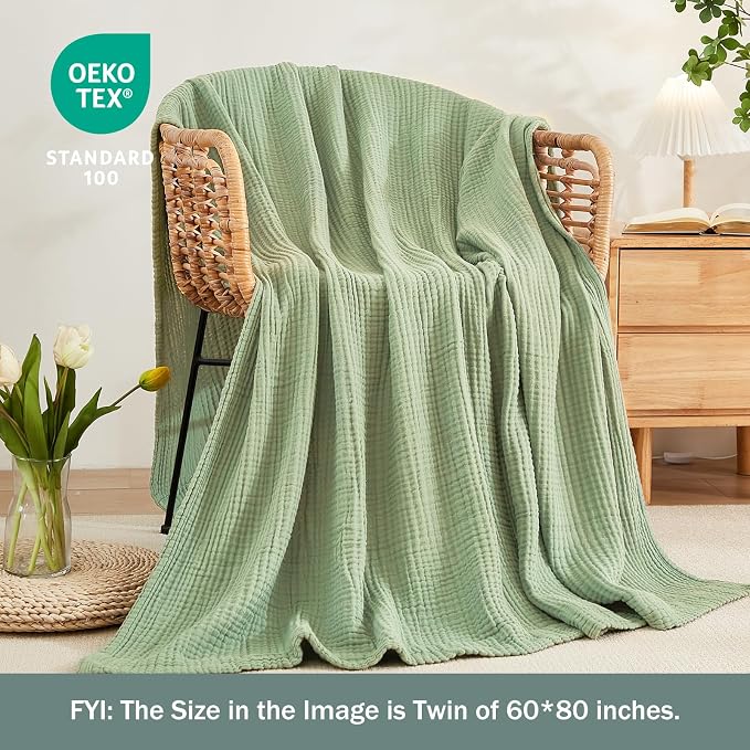 EMME Cotton Summer Throw Blanket - Image 5