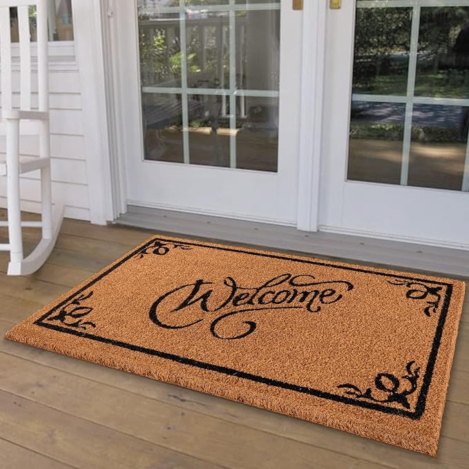 Extra Large Coir Door Mat 3x5 Ft – “Welcome” Front Door Mat – Durable Coconut - Image 4