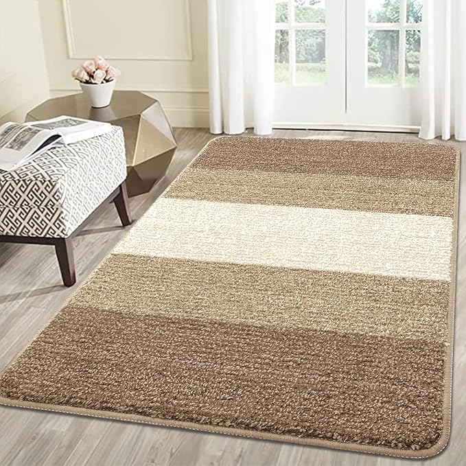 Kitinjoy Indoor Outdoor Door Mat, 59x36 Non-Slip Absorbent Dirt Trapper by Kitinjoy