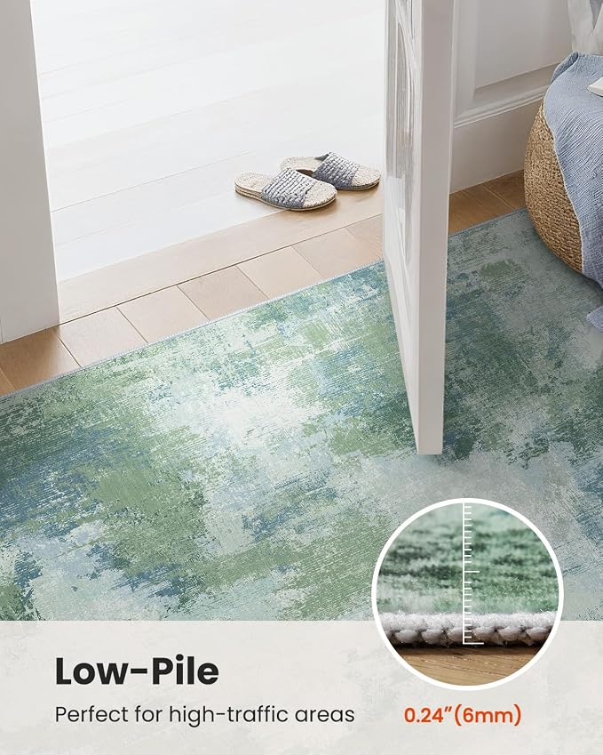 Runner Rugs for Hallway 2x6, Modern Abstract Machine Washable Runners for - Image 6
