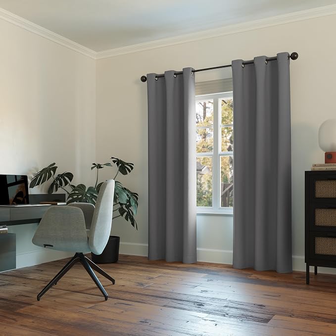 Sun Zero Easton Energy Saving Blackout Grommet Curtain Panel - Image 4