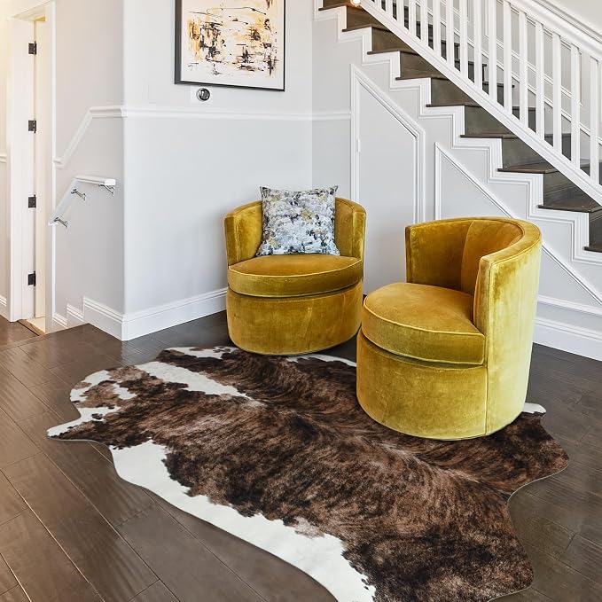 Easycozy Faux Cowhide Large Cow Print Rug - Image 6