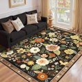 RELEANY Floral Nursery 6x9 Area Rugs Washable Print Boho Cute Carpet Non Slip by RELEANY