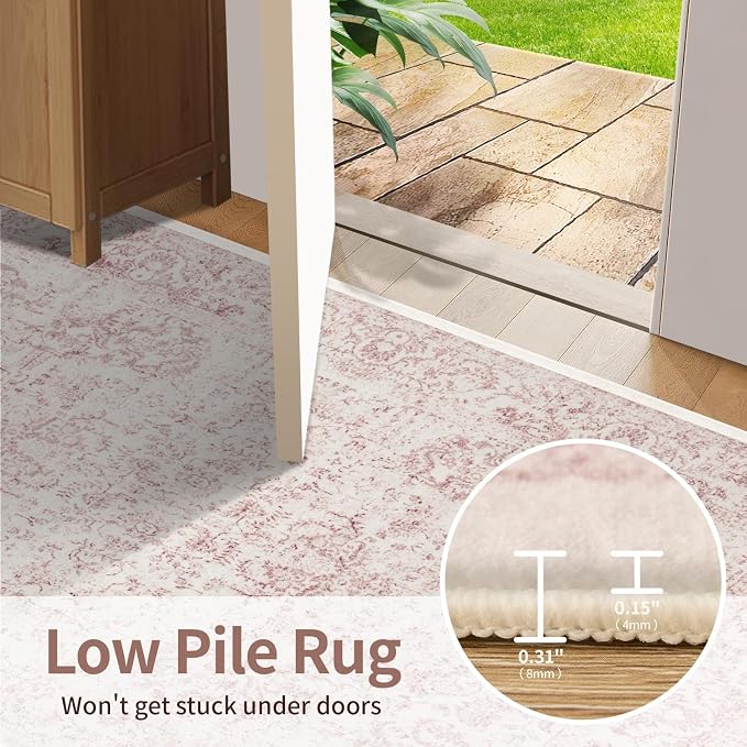 Rugxara Washable Area Rug for Living Room, Bedroom Kitchen - Image 6