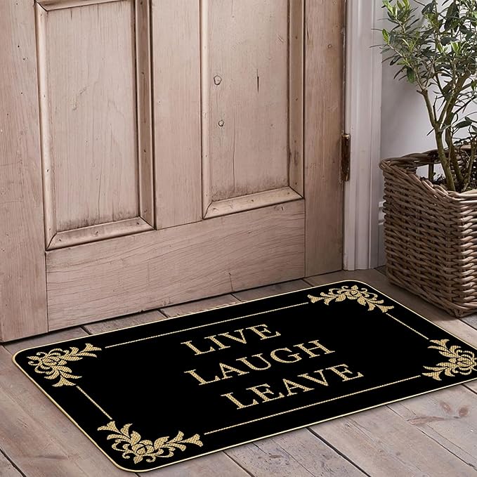 Funny Doormat Live Laugh Leave Door Mat 17 X 29 Inch Welcome Doormat Decorative - Image 6