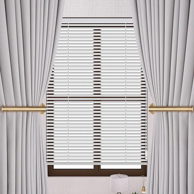 Groleca 6 Pack Adhesive Curtain Holdbacks Curtain Tie Backs Curtain Holdbacks - Image 2