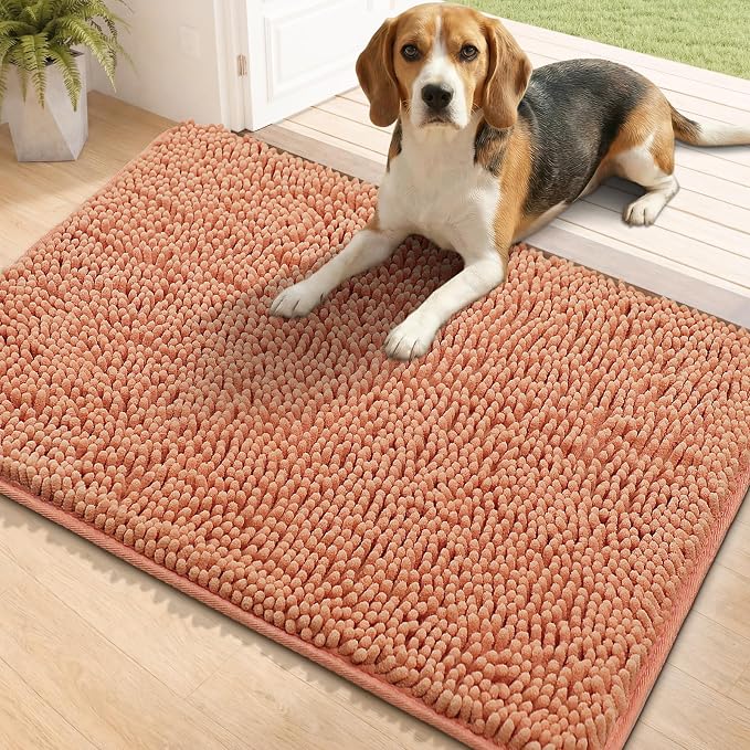 Bcoimo Super Absorbent Dog Door Mat, Pet Rugs by Bcoimo