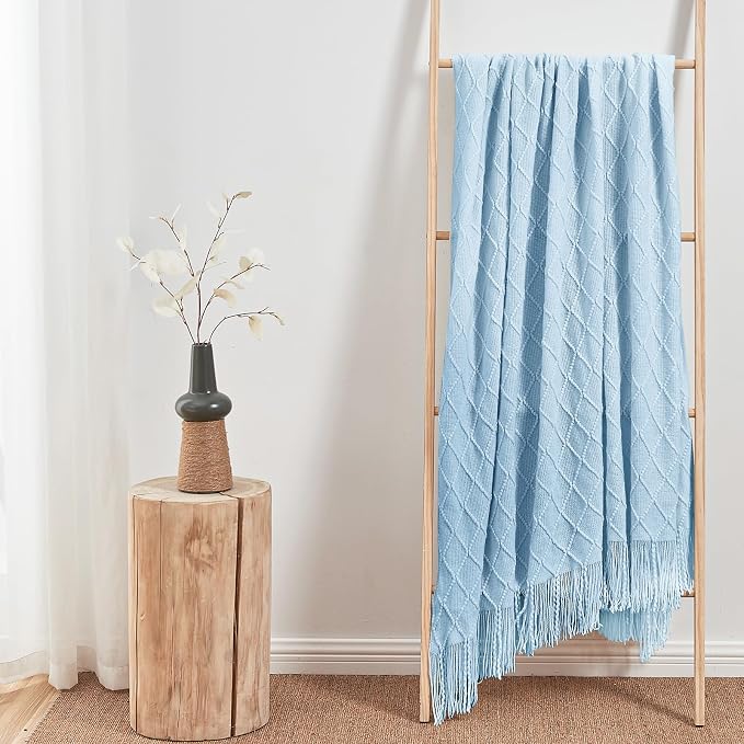 inhand Knitted Throw Blanket for Couch and Bed, Soft Living Room Home Decor - Image 7