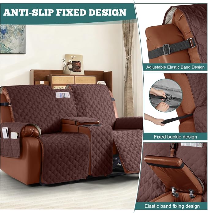 Ruaozz Waterproof Loveseat Recliner Cover - Image 6