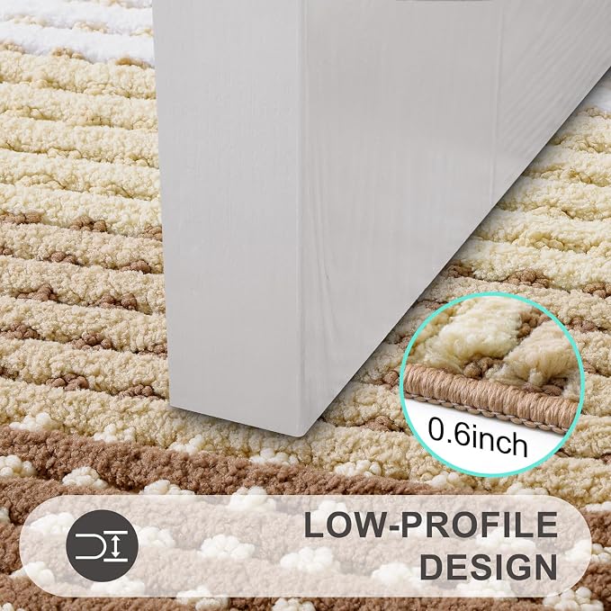 Kitinjoy Indoor Outdoor Door Mat, 71x24 Non-Slip Absorbent Dirt Trapper - Image 4
