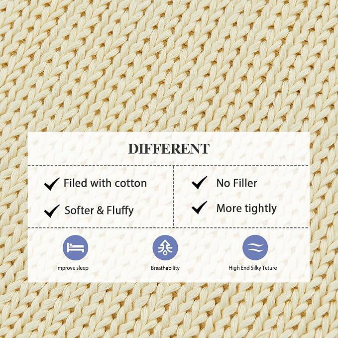 L'AGRATY Knitted Weighted Blanket - Image 3