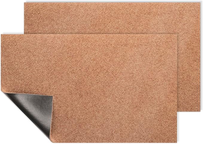 AAZZKANG Set of 2 Door Mats Outdoor Multi-Purpose Blank Doormat Non Slip Shoe by AAZZKANG