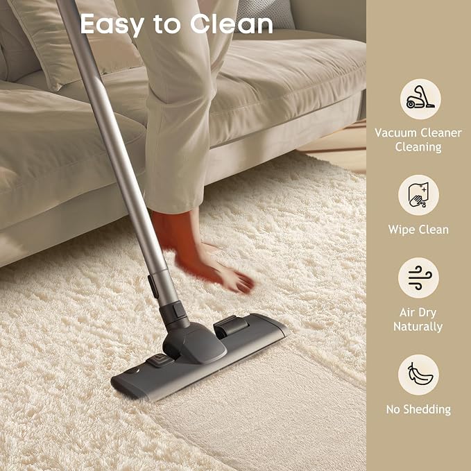 Ophanie 8x10 Area Rugs for Living Room, Upgrade Non-Slip Fluffy Soft Large Shag - Image 6