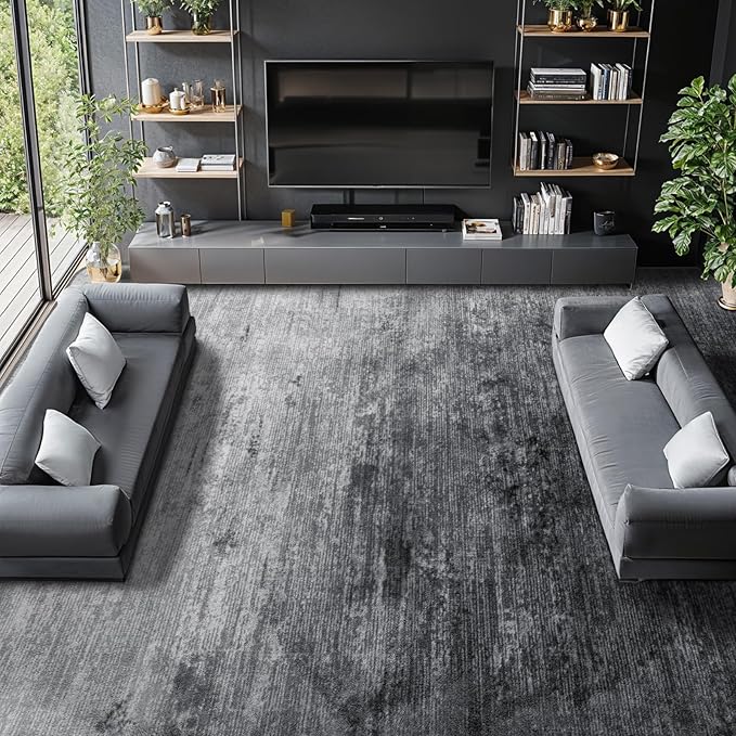 LIANLAM Washable Rug 10x12 Area Rugs by LIANLAM
