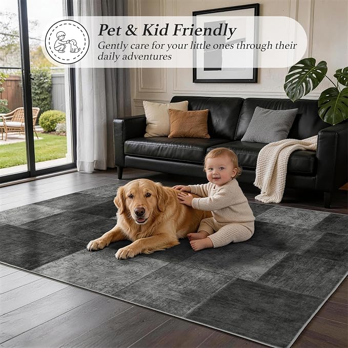 LIANLAM 2x6 Washable Runner Rug - Image 8