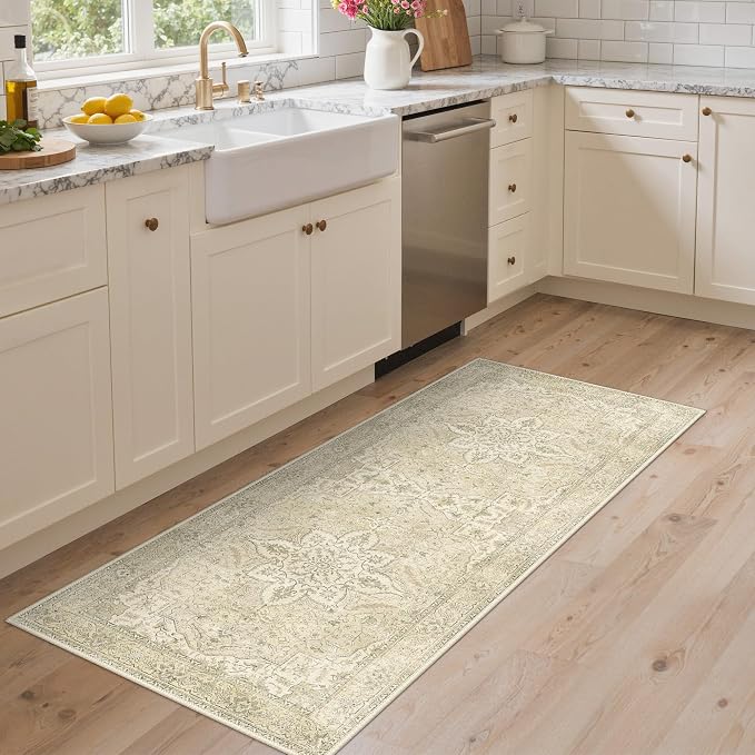 GENIMO 2X5 Washable Vintage Runner Rug - Image 3