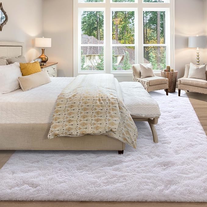 Merelax Soft Modern Indoor Large Shaggy Rug - Image 2