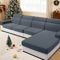 MAXIJIN Couch Cushion Covers for Sectional Sofa, Stretch Sofa Cushion Cover by MAXIJIN