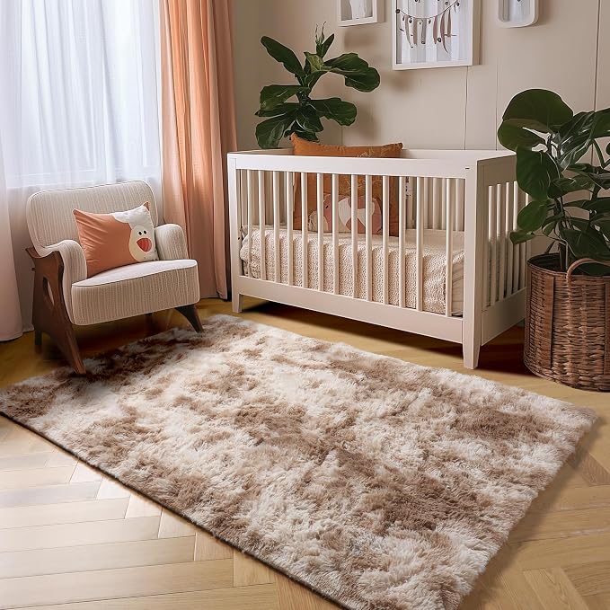 Amdrebio Tie-Dyed Beige Tan Rugs - Image 7