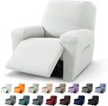 YEMYHOM 4 Pieces Stretch Recliner Slipcover Latest Jacquard Recliner Chair Cover by YEMYHOM