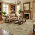 GENIMO 9x12 Area Rugs for Living Room, Machine Washable Non Slip Vintage Rugs by GENIMO
