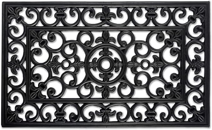 DII Rubber Doormats Collection All Weather, Wrought Iron - Image 11