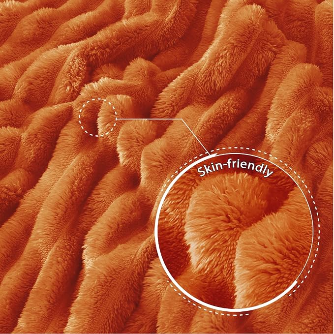 Exclusivo Mezcla California King Size Flannel Fleece Blanket, Super Soft - Image 6